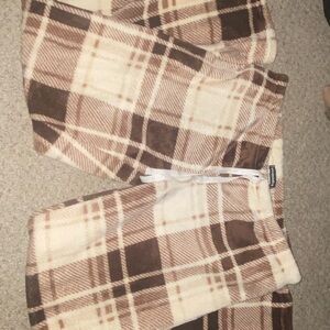 Plaid Fleece Pants